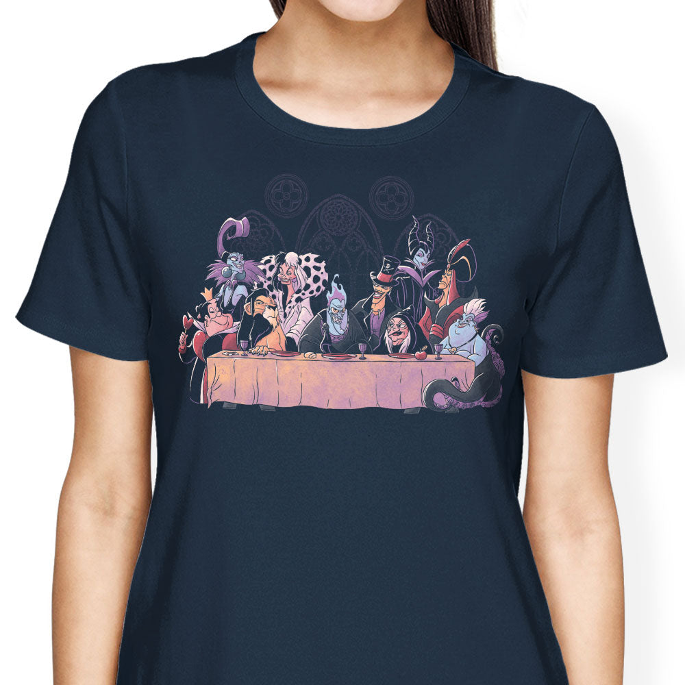 Dinner of Villains Women's Apparel - Adult & Kids T-Shirts, Sweatshirts & Hoodies apparel design preview 2