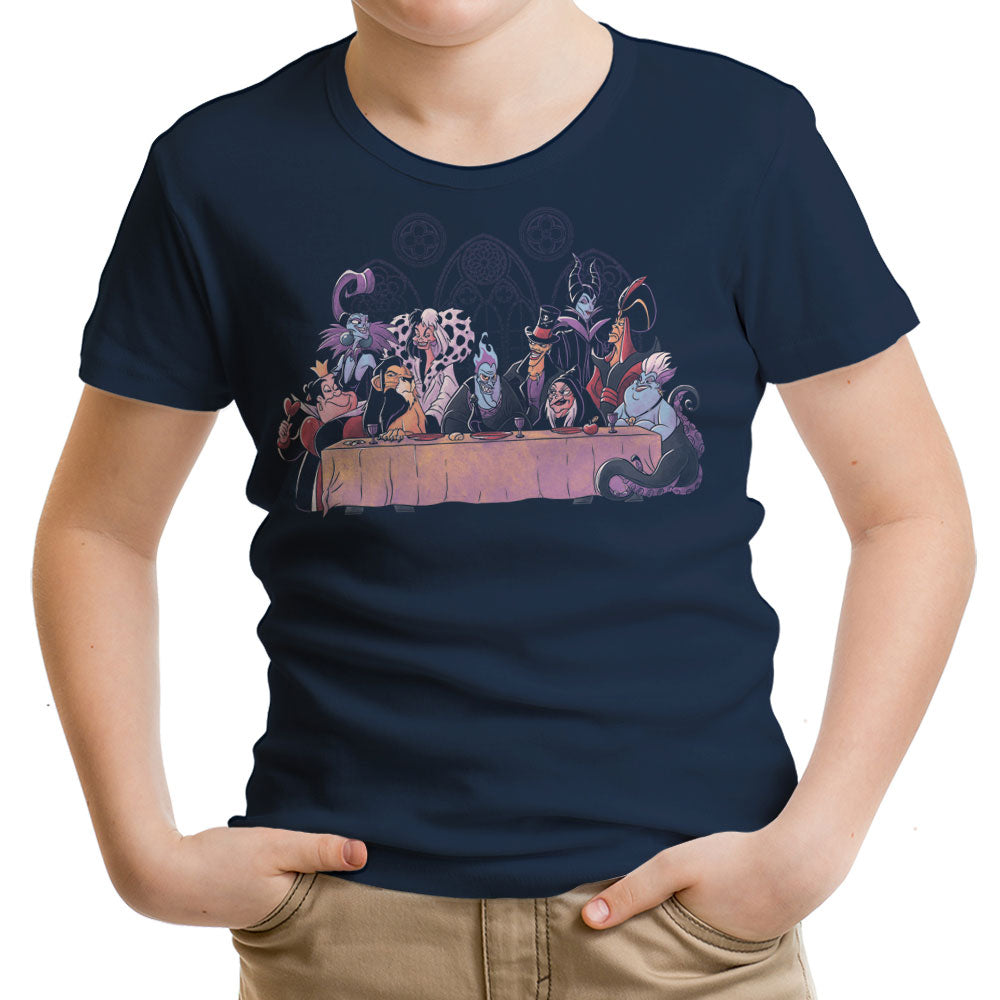 Dinner of Villains Youth Apparel - Adult & Kids T-Shirts, Sweatshirts & Hoodies apparel design preview 2