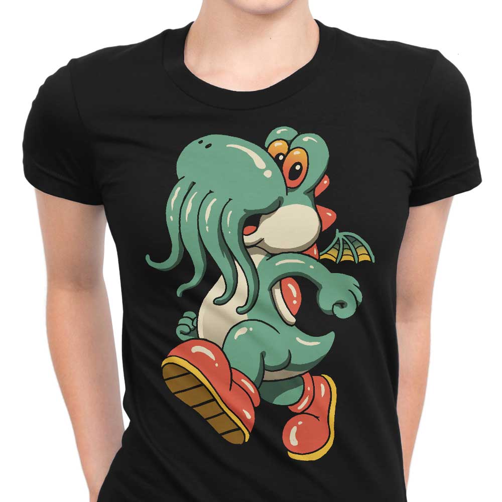 Dino Cthulhu Women's Apparel - Adult & Kids T-Shirts, Sweatshirts & Hoodies apparel design preview 1