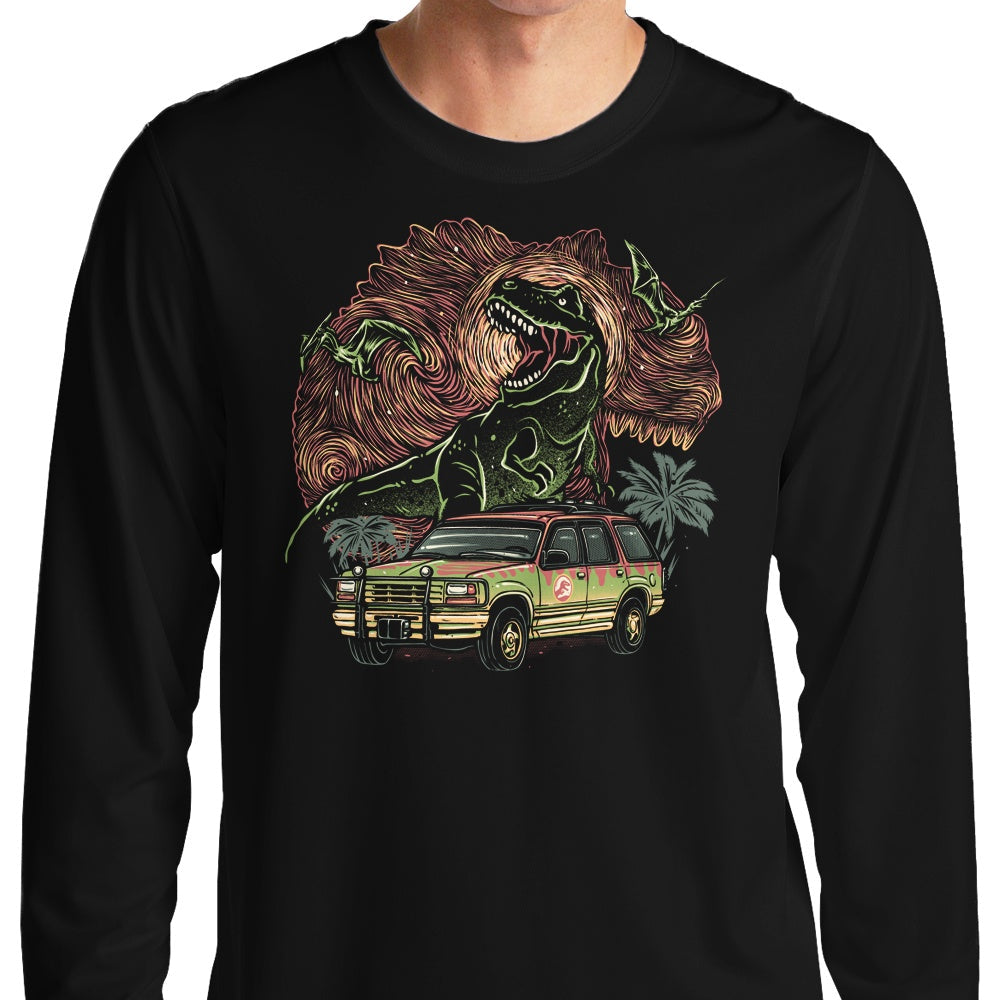 Dino Expedition - Adult & Kids T-Shirts, Sweatshirts & Hoodies apparel design preview 1