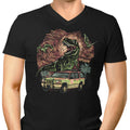 Dino Expedition Men's V-Neck - Adult & Kids T-Shirts, Sweatshirts & Hoodies apparel design preview 1