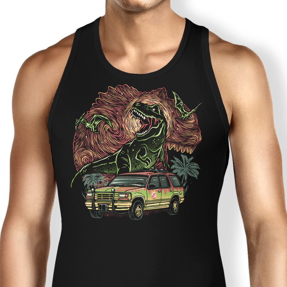 Dino Expedition Tank Top - Adult & Kids T-Shirts, Sweatshirts & Hoodies apparel design preview 1