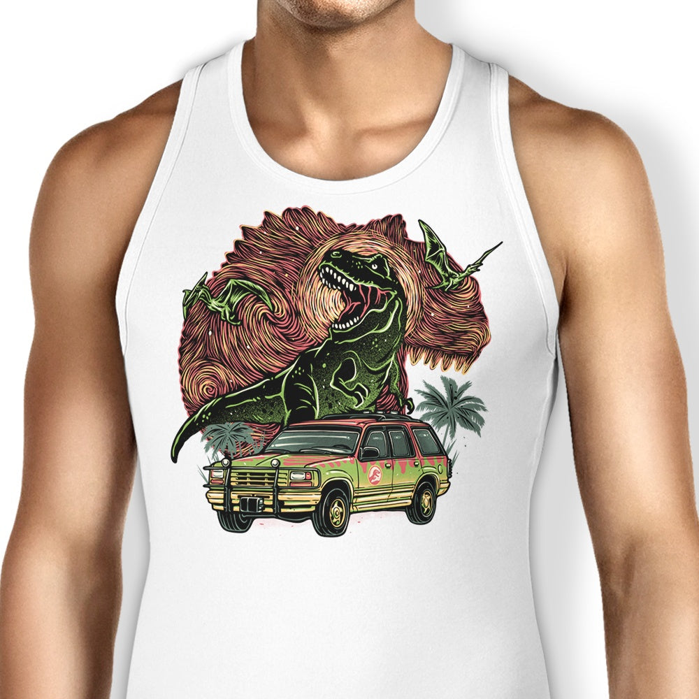 Dino Expedition Tank Top - Adult & Kids T-Shirts, Sweatshirts & Hoodies apparel design preview 2