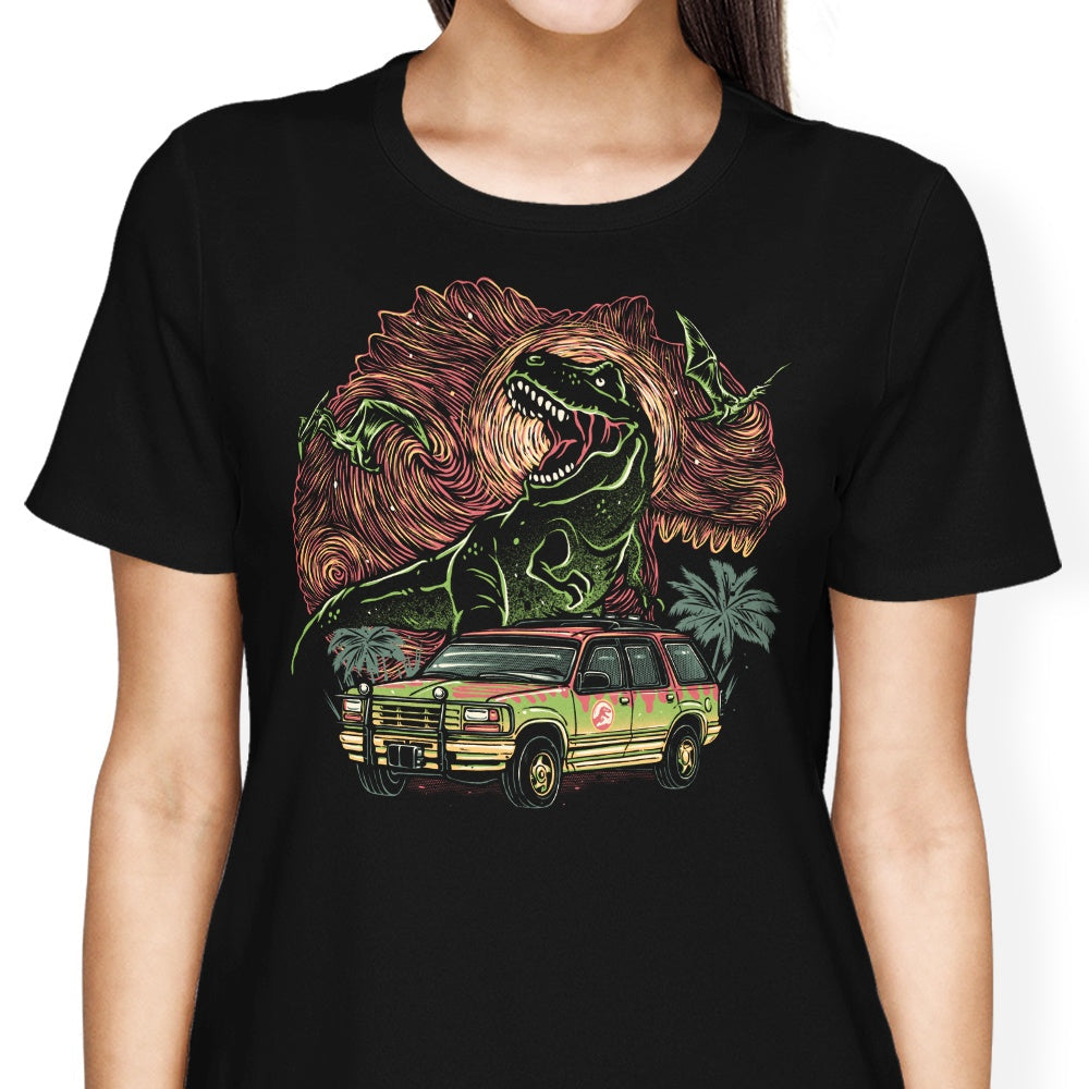 Dino Expedition Women's Apparel - Adult & Kids T-Shirts, Sweatshirts & Hoodies apparel design preview 1