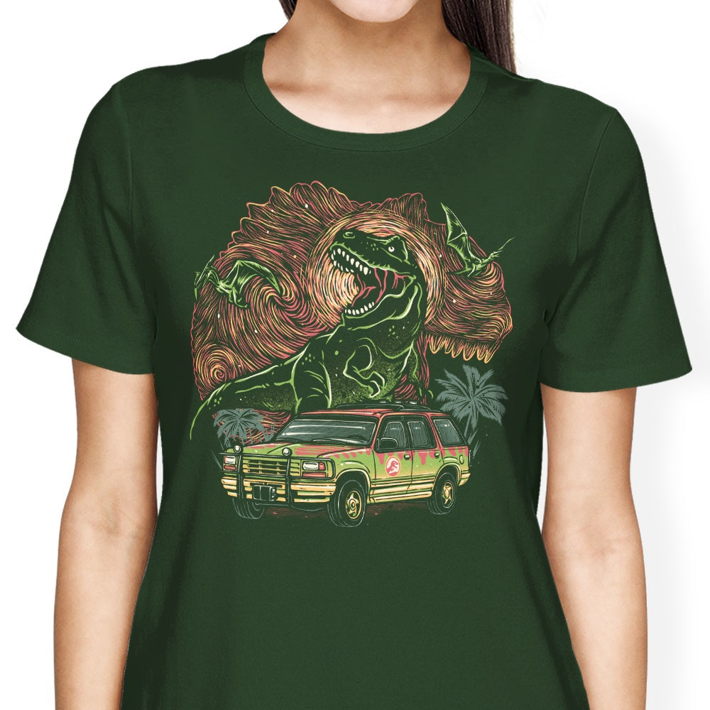 Dino Expedition Women's Apparel - Adult & Kids T-Shirts, Sweatshirts & Hoodies apparel design preview 2