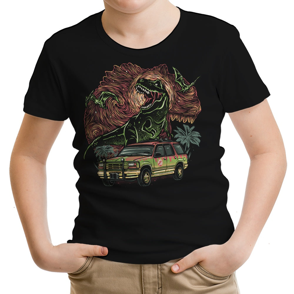 Dino Expedition Youth Apparel - Adult & Kids T-Shirts, Sweatshirts & Hoodies apparel design preview 1