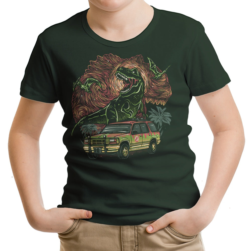 Dino Expedition Youth Apparel - Adult & Kids T-Shirts, Sweatshirts & Hoodies apparel design preview 2