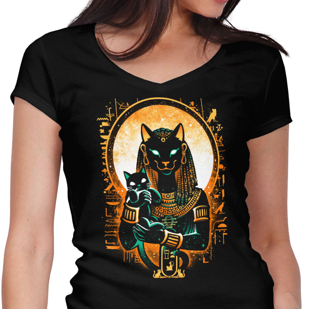 Divine Companion Women's V-Neck - Adult & Kids T-Shirts, Sweatshirts & Hoodies apparel design preview 1