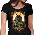 Divine Companion Women's V-Neck - Adult & Kids T-Shirts, Sweatshirts & Hoodies apparel design preview 1