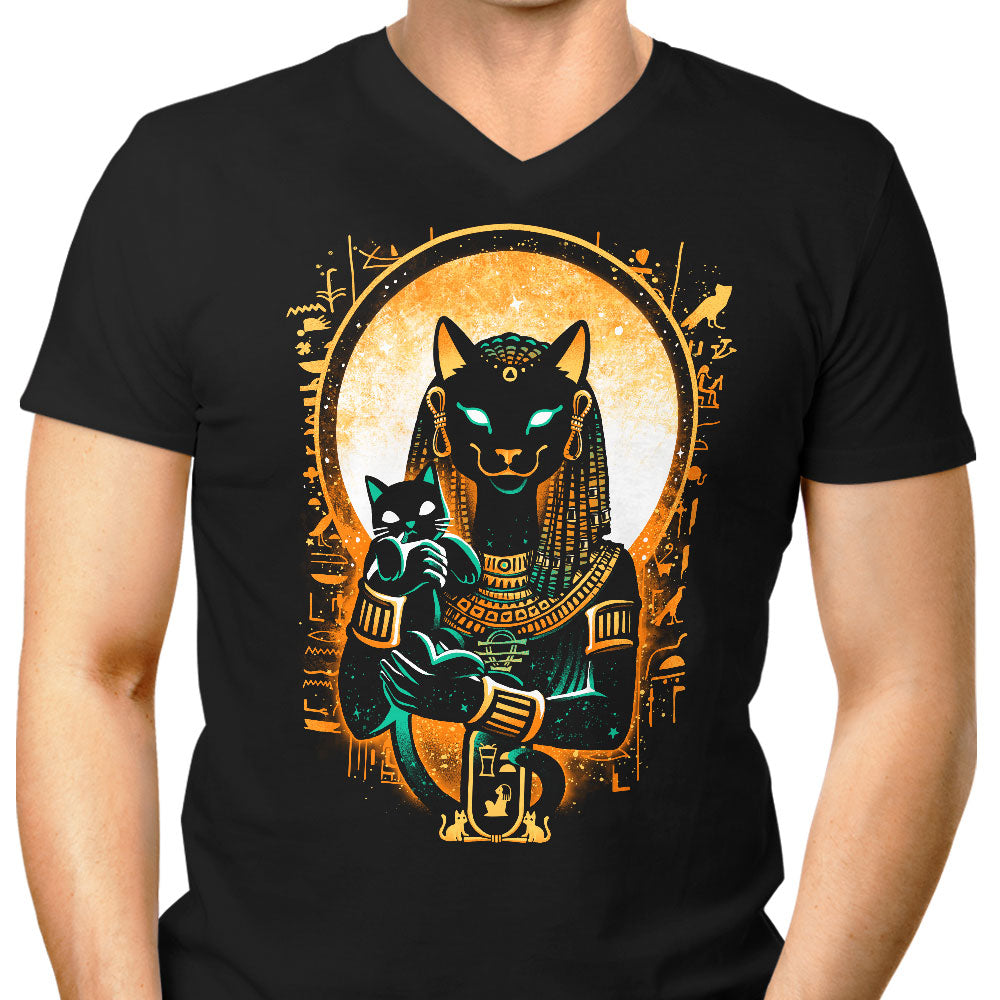 Divine Companion Men's V-Neck - Adult & Kids T-Shirts, Sweatshirts & Hoodies apparel design preview 1