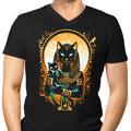Divine Companion Men's V-Neck - Adult & Kids T-Shirts, Sweatshirts & Hoodies apparel design preview 1