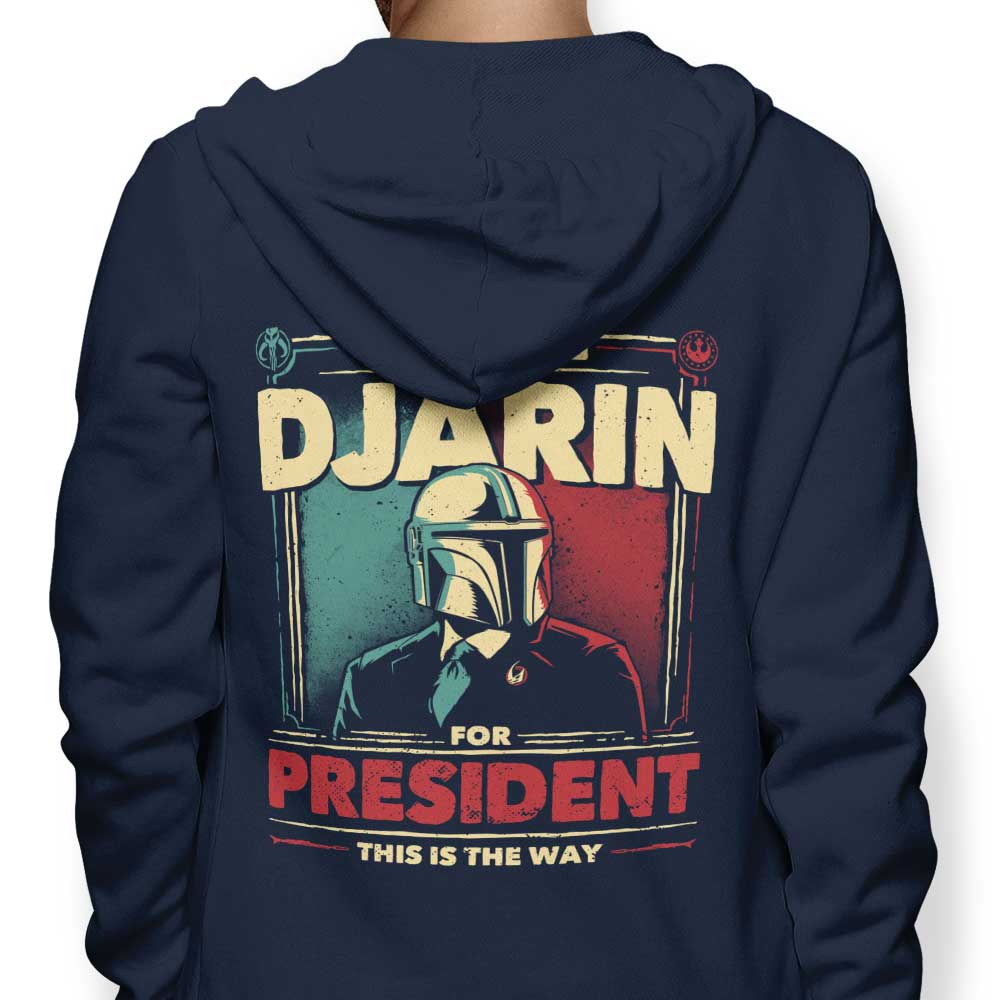 Djarin for President - Adult & Kids T-Shirts, Sweatshirts & Hoodies apparel design preview 1