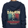 Djarin for President - Adult & Kids T-Shirts, Sweatshirts & Hoodies apparel design preview 1