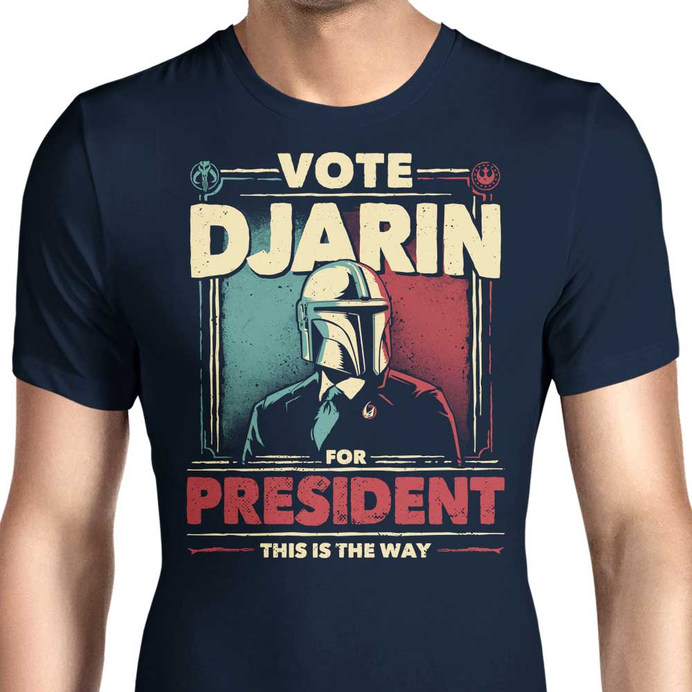 Djarin for President Men's Apparel - Adult & Kids T-Shirts, Sweatshirts & Hoodies apparel design preview 1