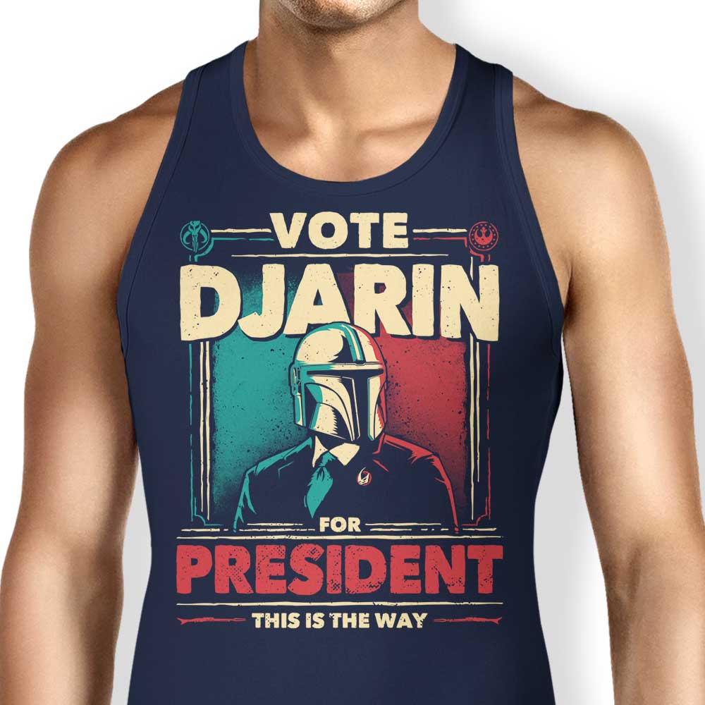 Djarin for President Tank Top - Adult & Kids T-Shirts, Sweatshirts & Hoodies apparel design preview 1