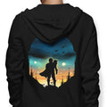 Djarin Sunset - Adult & Kids T-Shirts, Sweatshirts & Hoodies apparel design preview 1