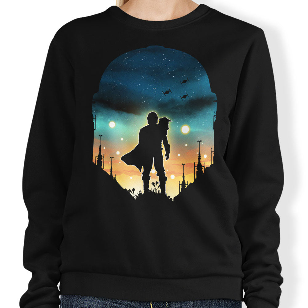 Djarin Sunset - Adult & Kids T-Shirts, Sweatshirts & Hoodies apparel design preview 1