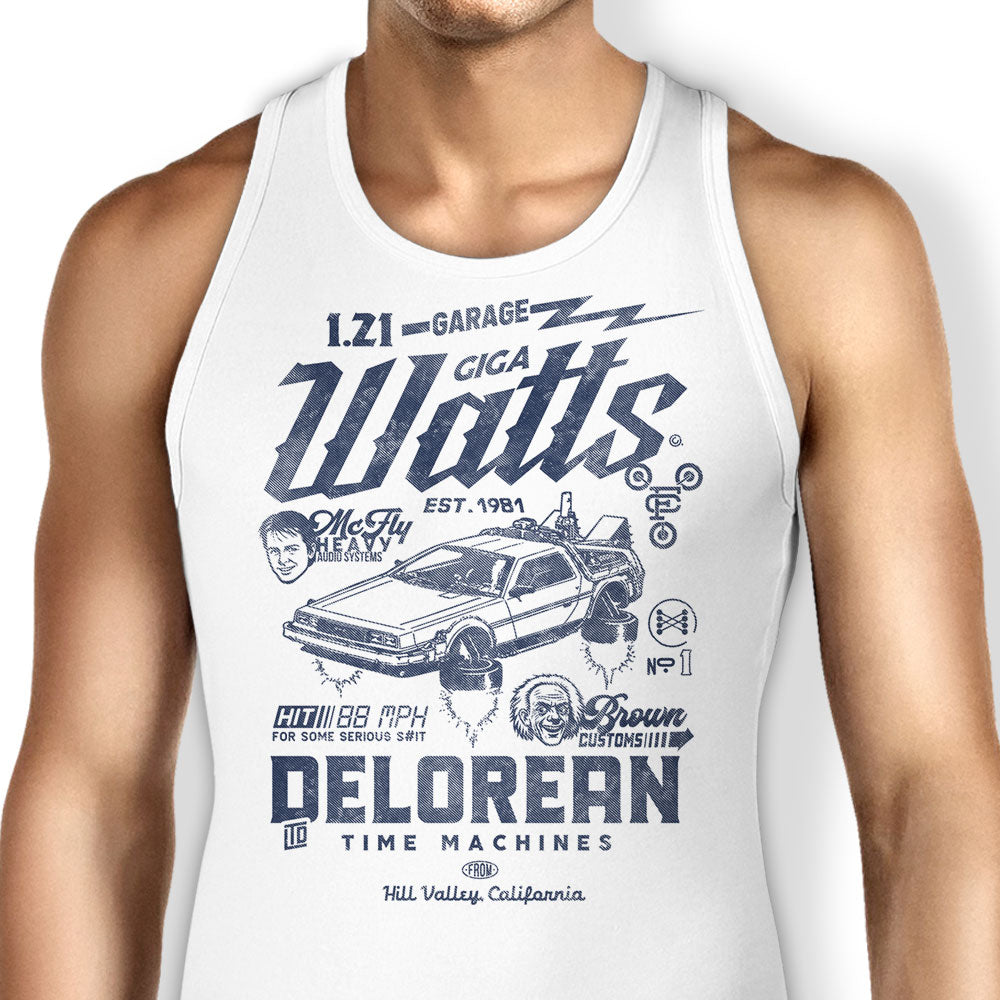 Doc Brown Customs Tank Top - Adult & Kids T-Shirts, Sweatshirts & Hoodies apparel design preview 1