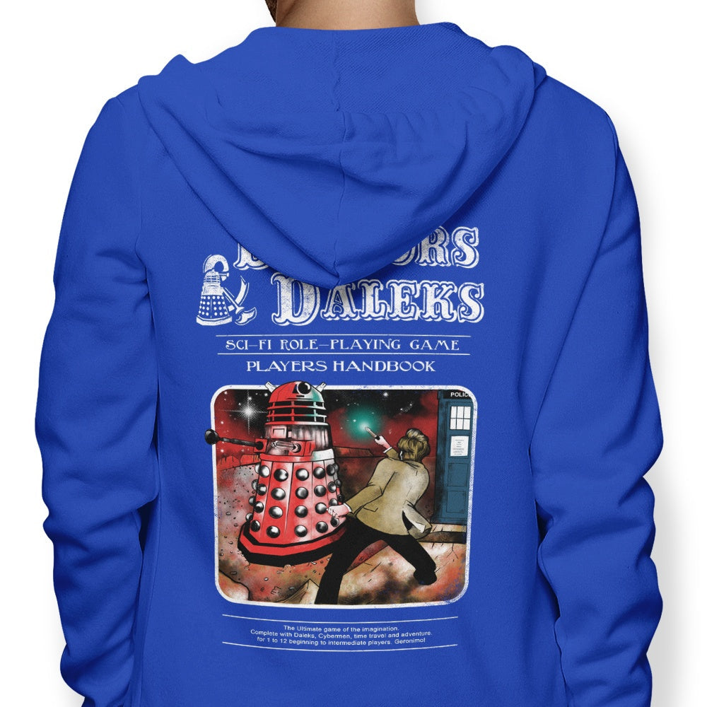 Doctors and Daleks - Adult & Kids T-Shirts, Sweatshirts & Hoodies apparel design preview 1