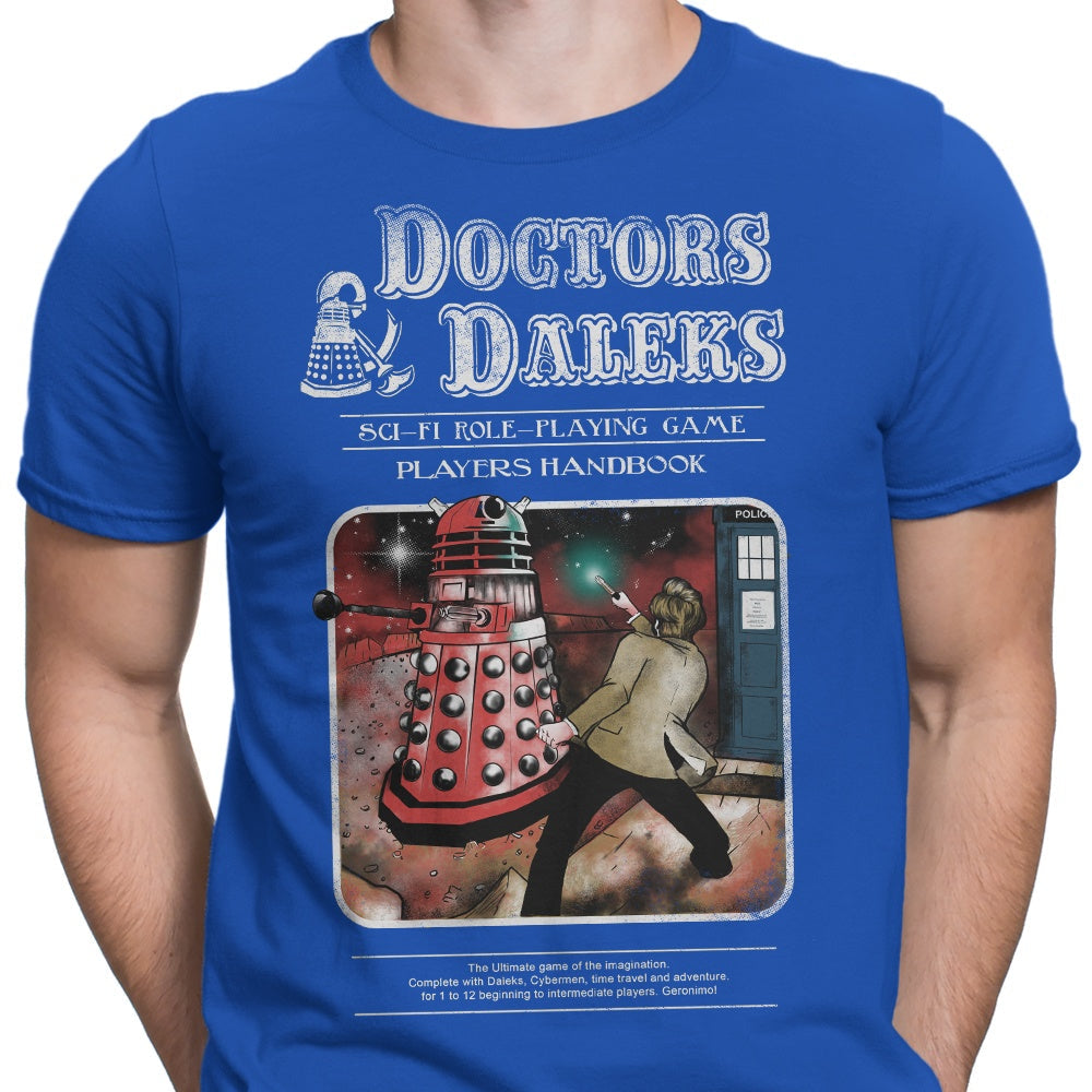Doctors and Daleks Men's Apparel - Adult & Kids T-Shirts, Sweatshirts & Hoodies apparel design preview 2
