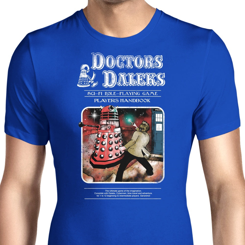 Doctors and Daleks Men's Apparel - Adult & Kids T-Shirts, Sweatshirts & Hoodies apparel design preview 1