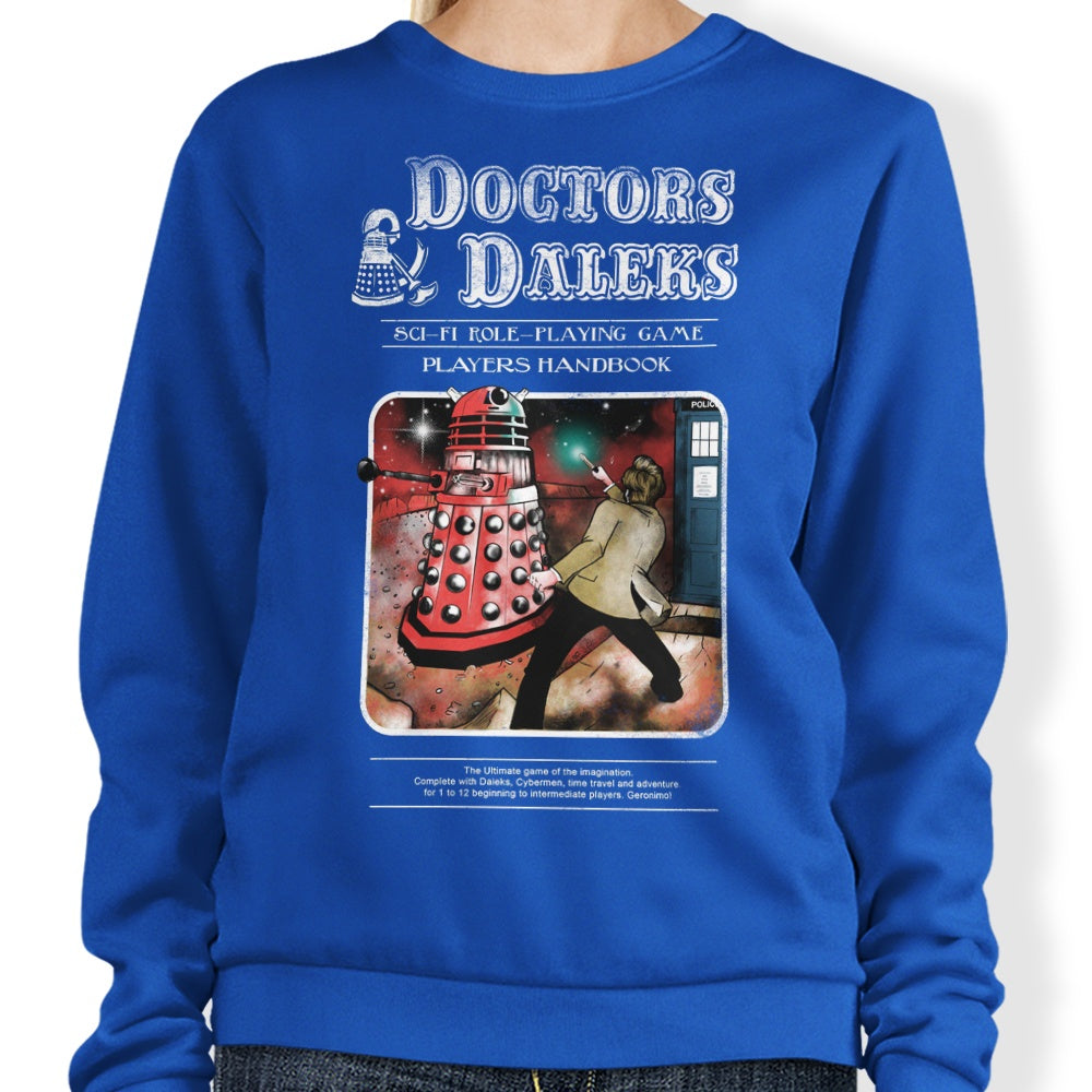 Doctors and Daleks - Adult & Kids T-Shirts, Sweatshirts & Hoodies apparel design preview 1