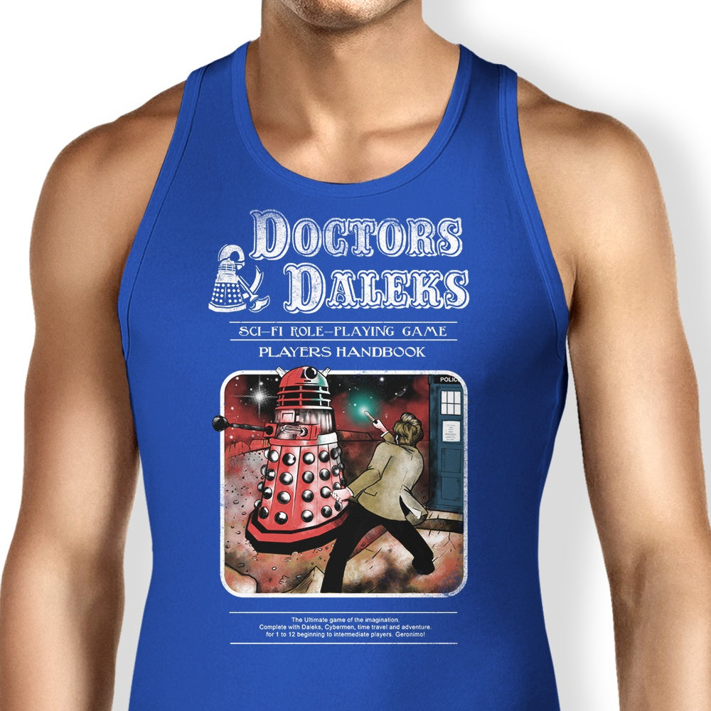 Doctors and Daleks Tank Top - Adult & Kids T-Shirts, Sweatshirts & Hoodies apparel design preview 1
