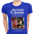 Doctors and Daleks Women's Apparel - Adult & Kids T-Shirts, Sweatshirts & Hoodies apparel design preview 1