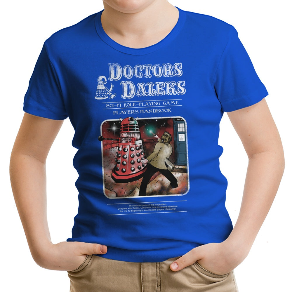 Doctors and Daleks Youth Apparel - Adult & Kids T-Shirts, Sweatshirts & Hoodies apparel design preview 1