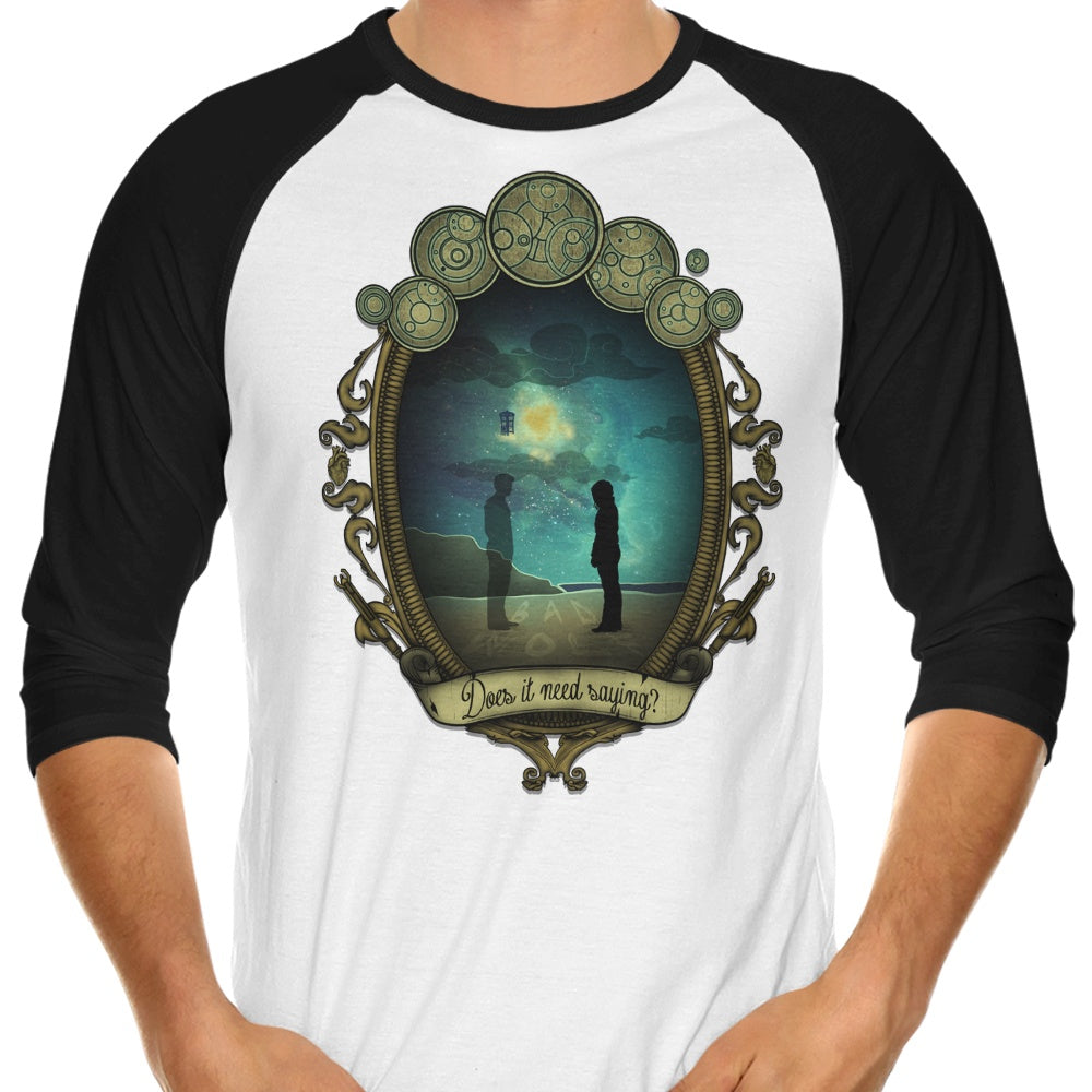 Does it Need Saying? 3/4 Sleeve Raglan - Adult & Kids T-Shirts, Sweatshirts & Hoodies apparel design preview 1