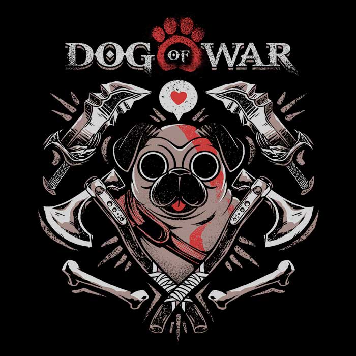 Dog of War Men's Apparel - Adult & Kids T-Shirts, Sweatshirts & Hoodies apparel design preview 2