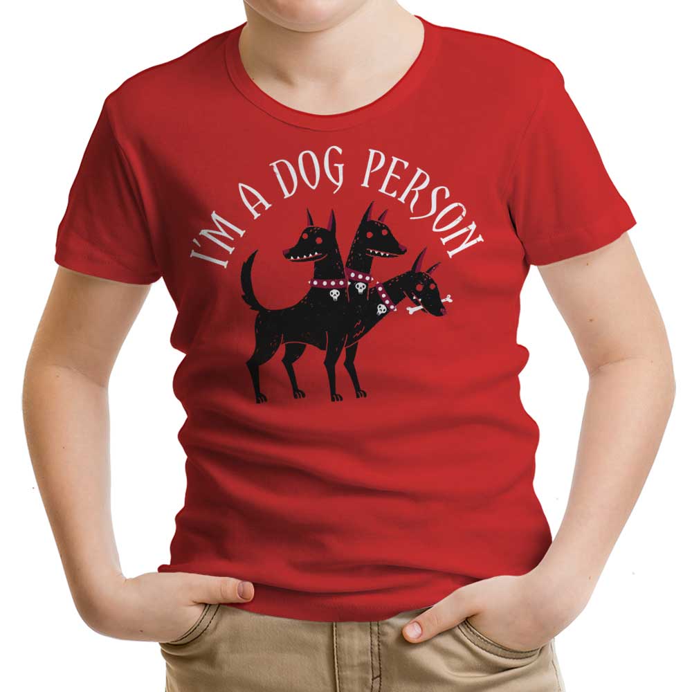 Dog Person Youth Apparel - Adult & Kids T-Shirts, Sweatshirts & Hoodies apparel design preview 1