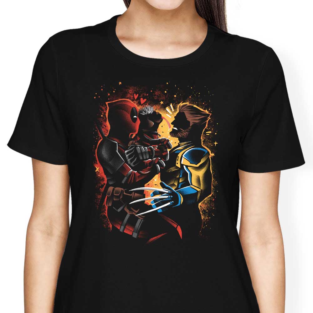 Dogpool Love Women's Apparel - Adult & Kids T-Shirts, Sweatshirts & Hoodies apparel design preview 1
