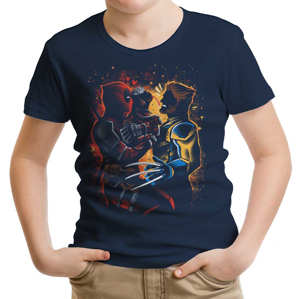 Dogpool Love Youth Apparel - Adult & Kids T-Shirts, Sweatshirts & Hoodies apparel design preview 2