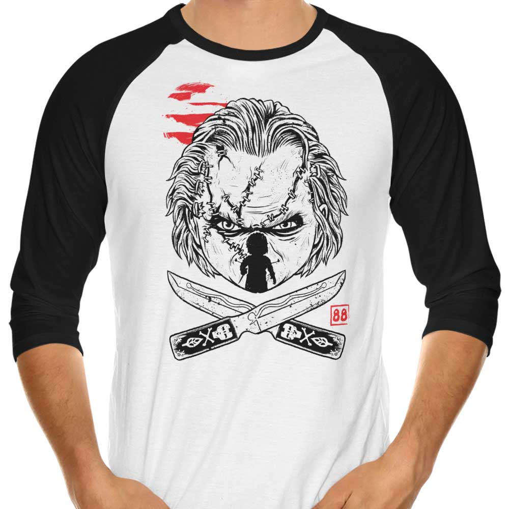 Doll Ink 3/4 Sleeve Raglan - Adult & Kids T-Shirts, Sweatshirts & Hoodies apparel design preview 1