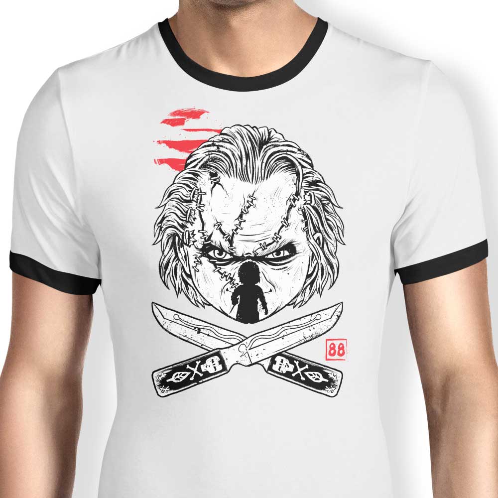 Doll Ink Ringer - Adult & Kids T-Shirts, Sweatshirts & Hoodies apparel design preview 1