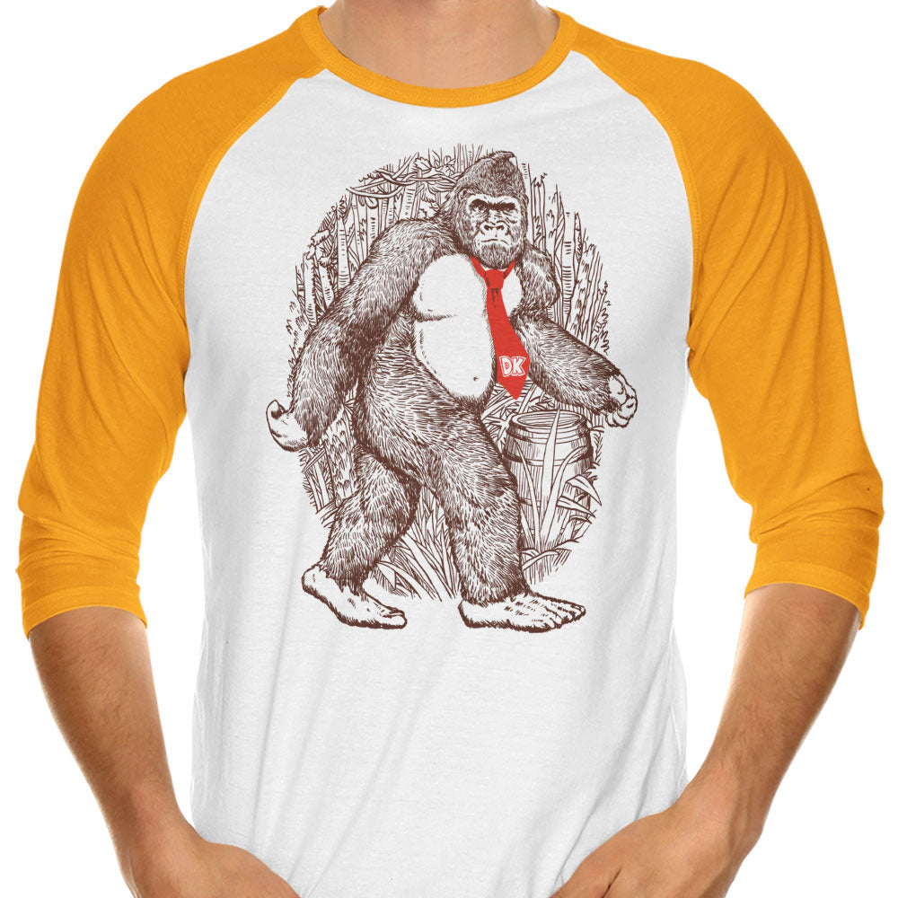 Donkey Sighting 3/4 Sleeve Raglan - Adult & Kids T-Shirts, Sweatshirts & Hoodies apparel design preview 1