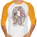 Donkey Sighting 3/4 Sleeve Raglan - Adult & Kids T-Shirts, Sweatshirts & Hoodies apparel design preview 1