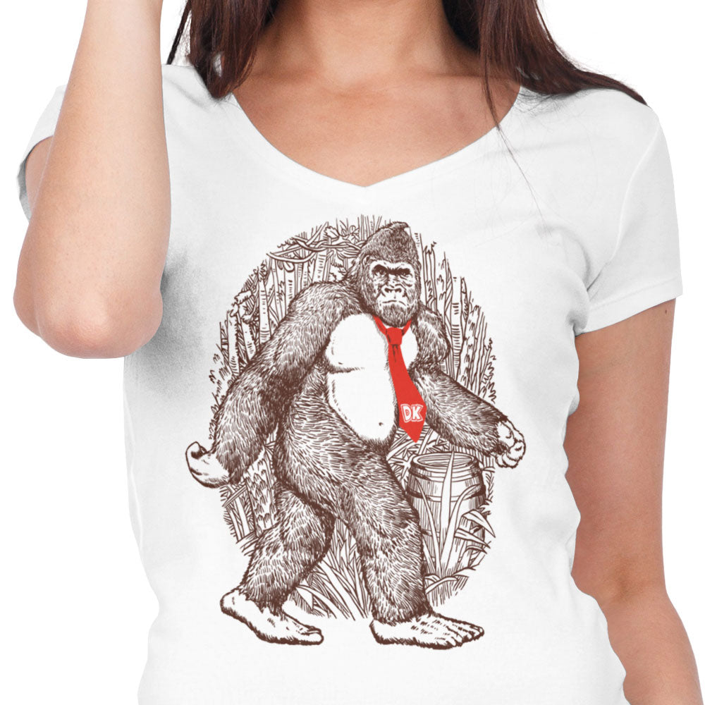 Donkey Sighting Women's V-Neck - Adult & Kids T-Shirts, Sweatshirts & Hoodies apparel design preview 2
