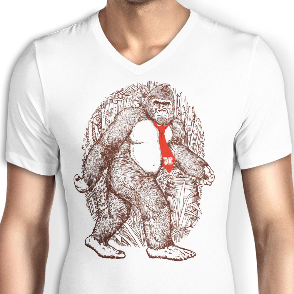Donkey Sighting Men's V-Neck - Adult & Kids T-Shirts, Sweatshirts & Hoodies apparel design preview 2