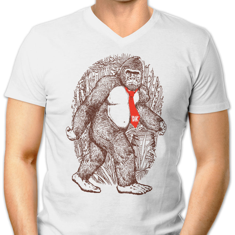 Donkey Sighting Men's V-Neck - Adult & Kids T-Shirts, Sweatshirts & Hoodies apparel design preview 1