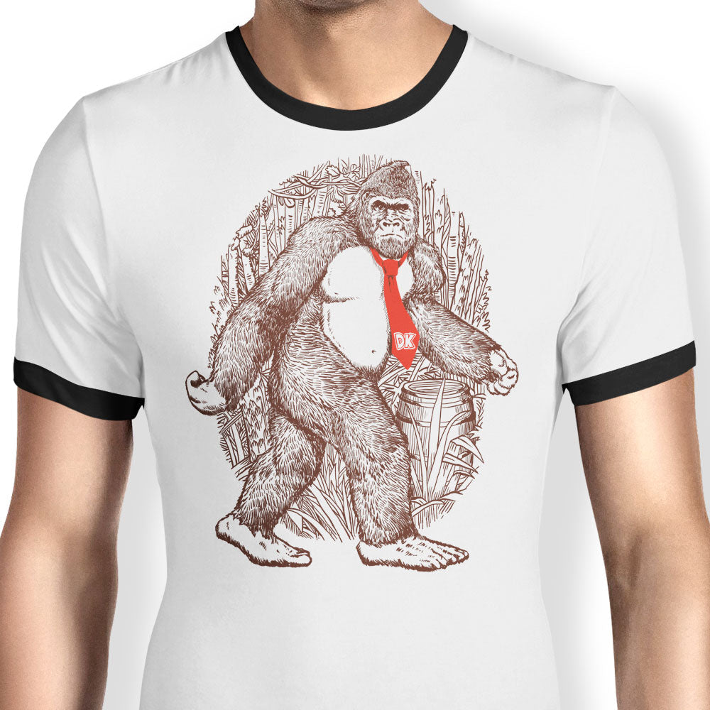 Donkey Sighting Ringer - Adult & Kids T-Shirts, Sweatshirts & Hoodies apparel design preview 1