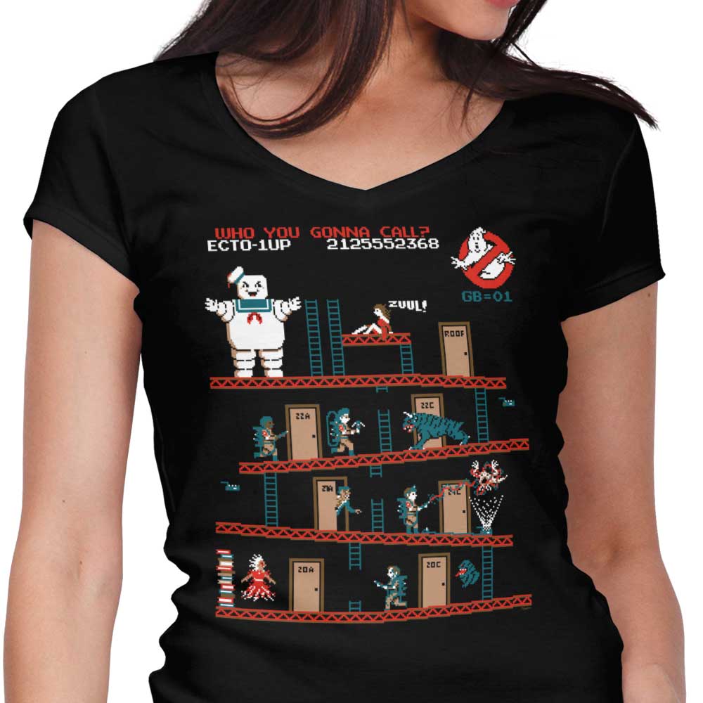 Donkeypuft Women's V-Neck - Adult & Kids T-Shirts, Sweatshirts & Hoodies apparel design preview 1