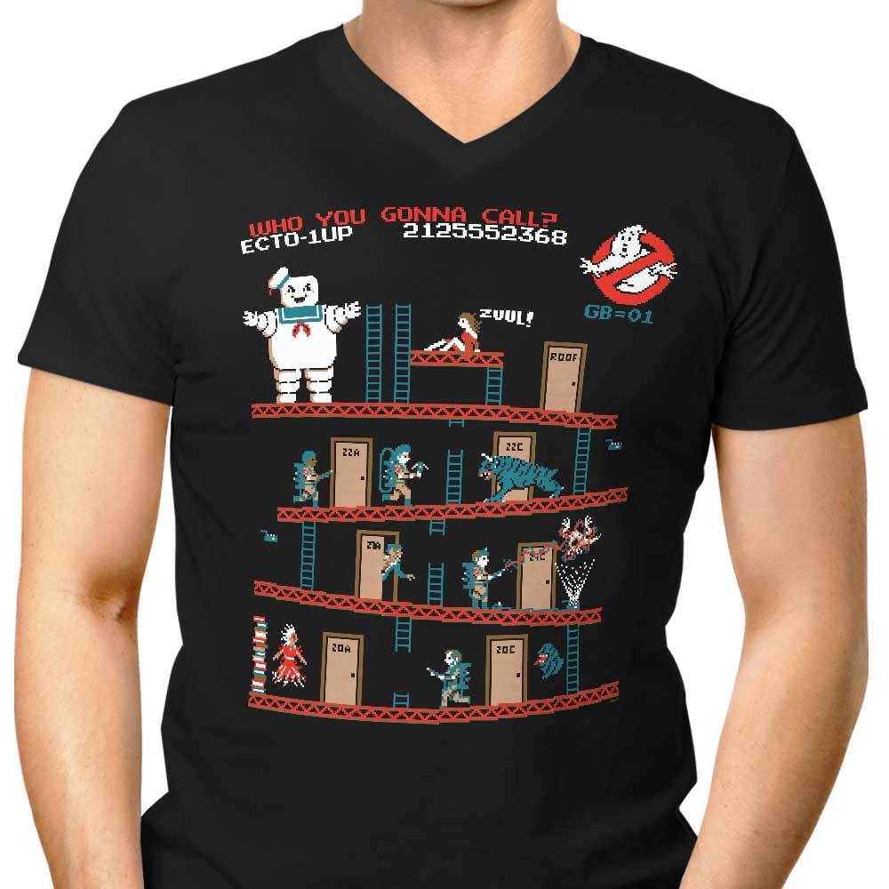Donkeypuft Men's V-Neck - Adult & Kids T-Shirts, Sweatshirts & Hoodies apparel design preview 1