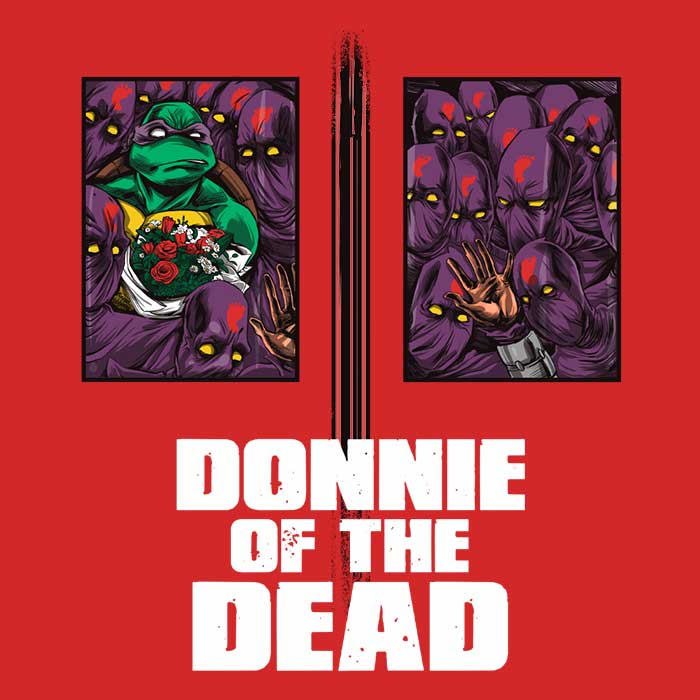 Donnie of the Dead Men's Apparel - Adult & Kids T-Shirts, Sweatshirts & Hoodies apparel design preview 2