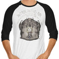Don't Blink 3/4 Sleeve Raglan - Adult & Kids T-Shirts, Sweatshirts & Hoodies apparel design preview 1