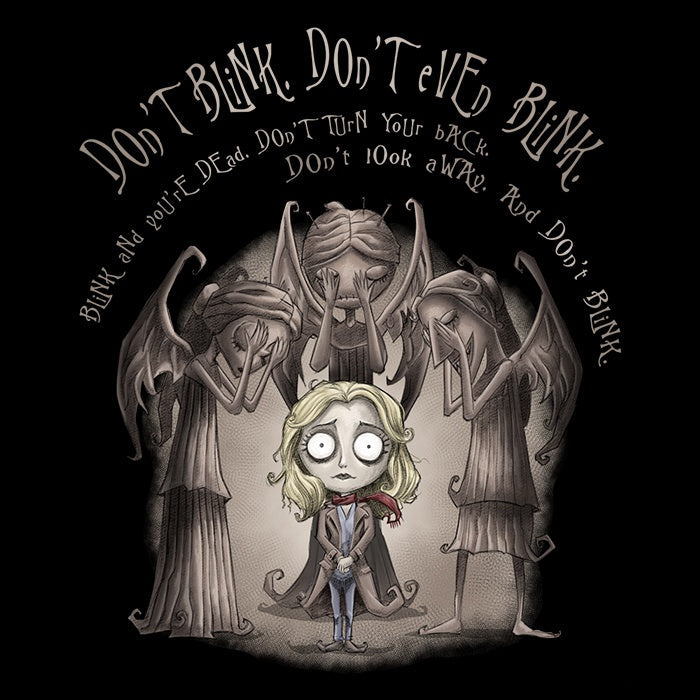 Don't Blink - Adult & Kids T-Shirts, Sweatshirts & Hoodies apparel design preview 2