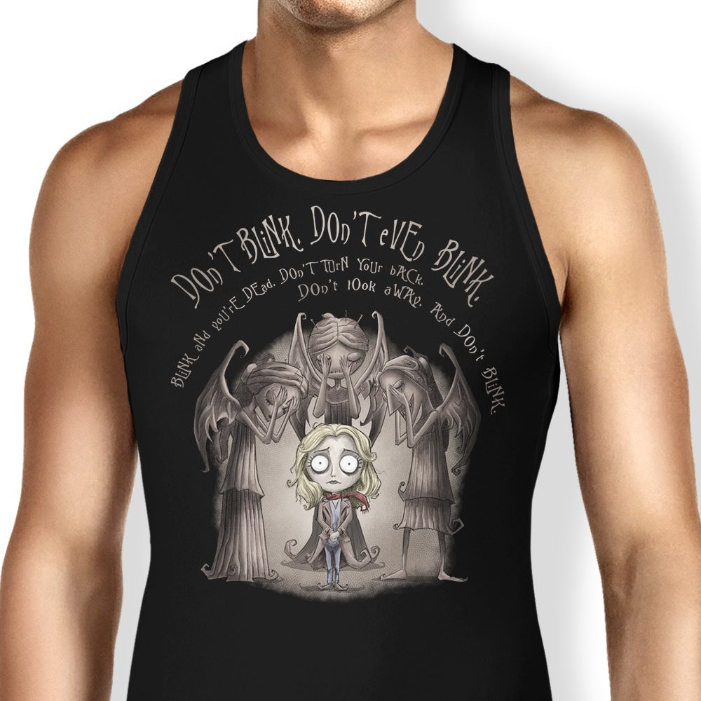 Don't Blink Tank Top - Adult & Kids T-Shirts, Sweatshirts & Hoodies apparel design preview 1