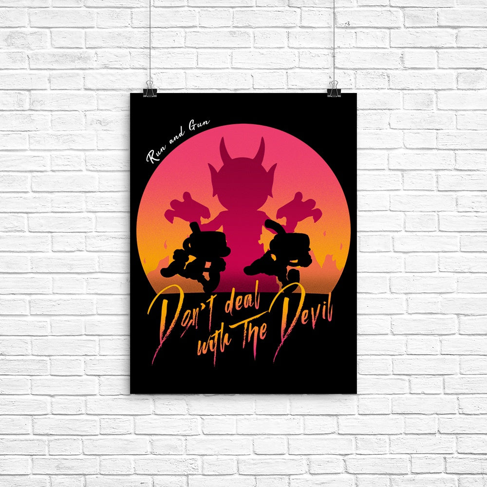 Don't Deal with the Devil Poster - Adult & Kids T-Shirts, Sweatshirts & Hoodies apparel design preview 1