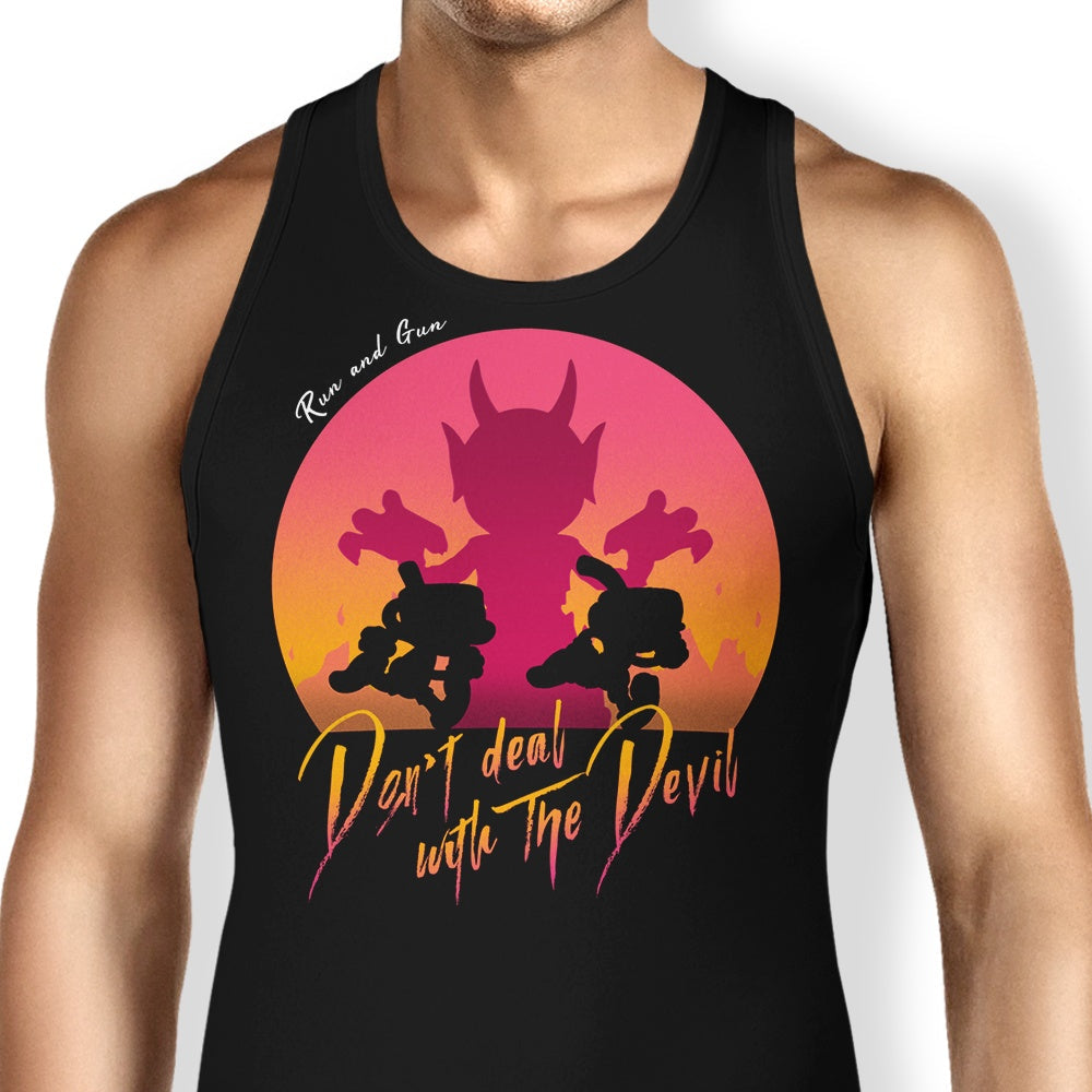 Don't Deal with the Devil Tank Top - Adult & Kids T-Shirts, Sweatshirts & Hoodies apparel design preview 1